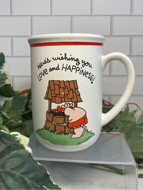 Ziggy 1981  Love Talk White Stoneware Coffee Mug